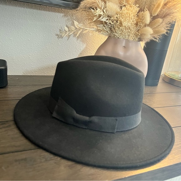 NWT J.Crew Western Hat Grosgrain Trim 100% Wool Hat Sz M-L main image 10